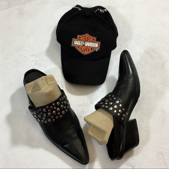 Harley-Davidson Shoes - Harley Davidson bundle studded boots and cap